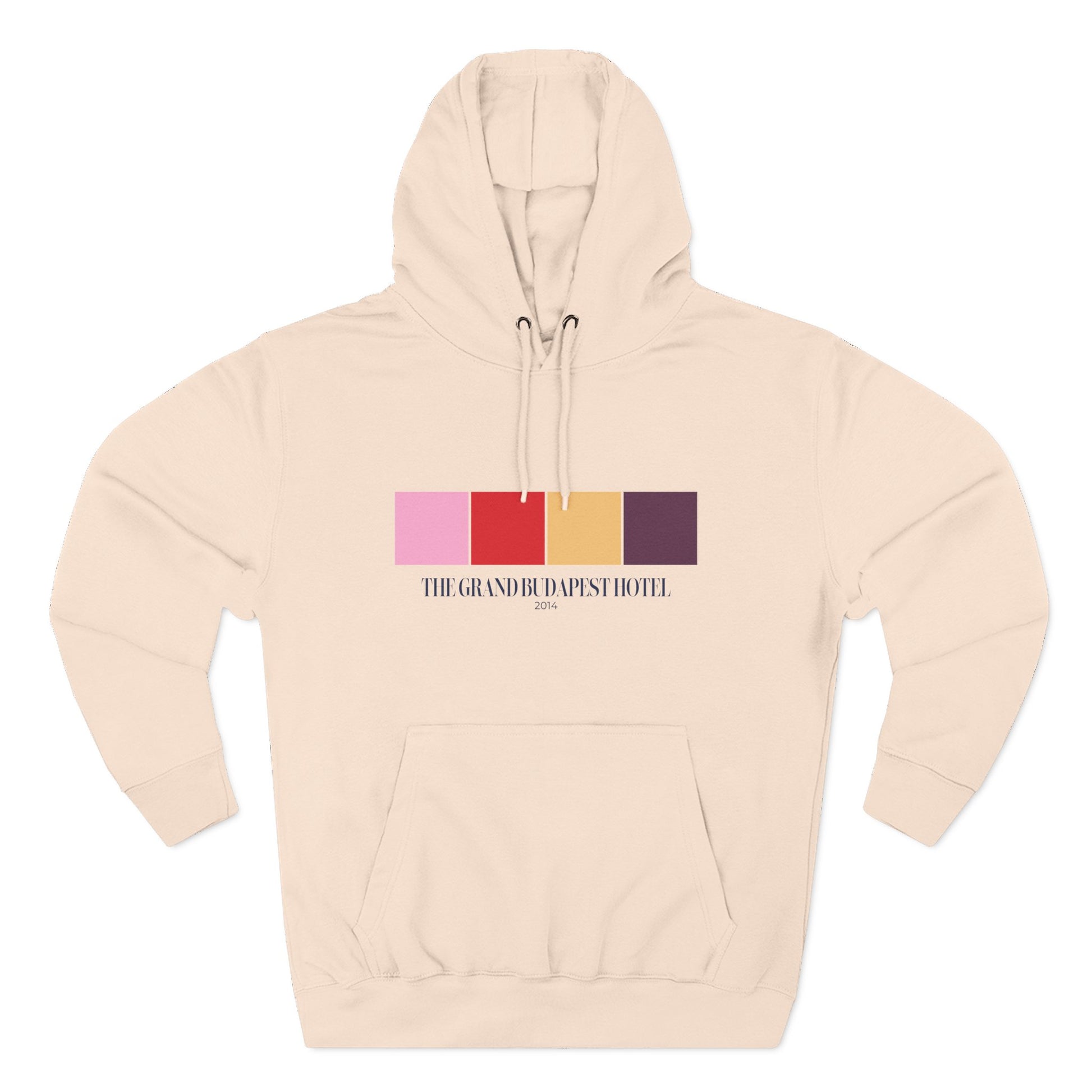 The Grand Budapest Hotel Color Palette Hoodie – Wes Anderson Pastel Edition
