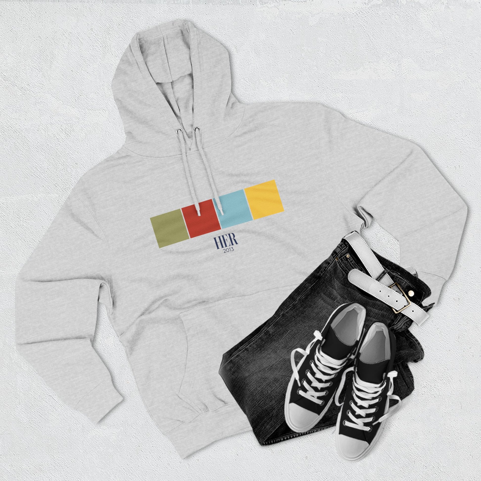 Her Color Palette Hoodie – Soft Modern Minimalism Edition