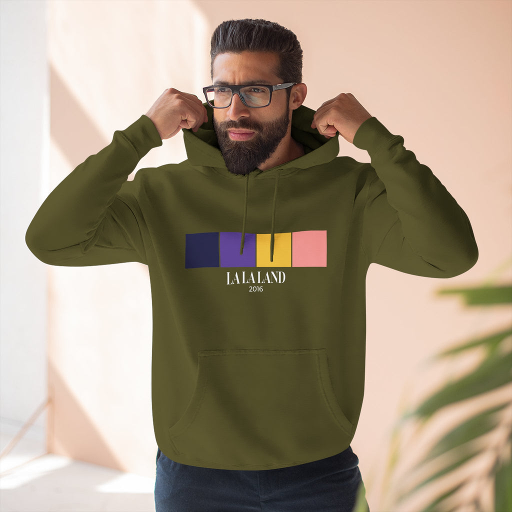 La La Land Color Palette Hoodie – Cinematic Sunset Edition