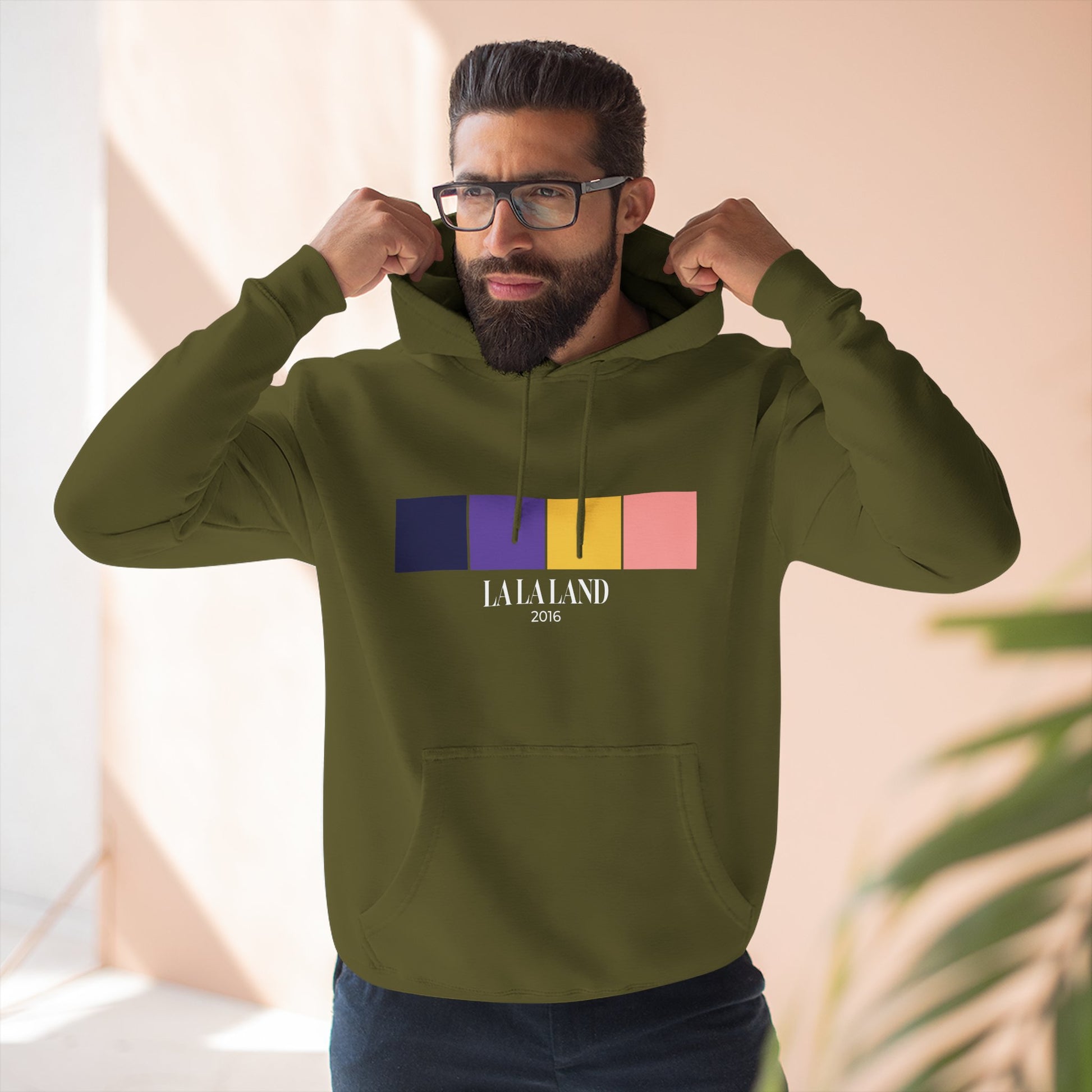 La La Land Color Palette Hoodie – Cinematic Sunset Edition
