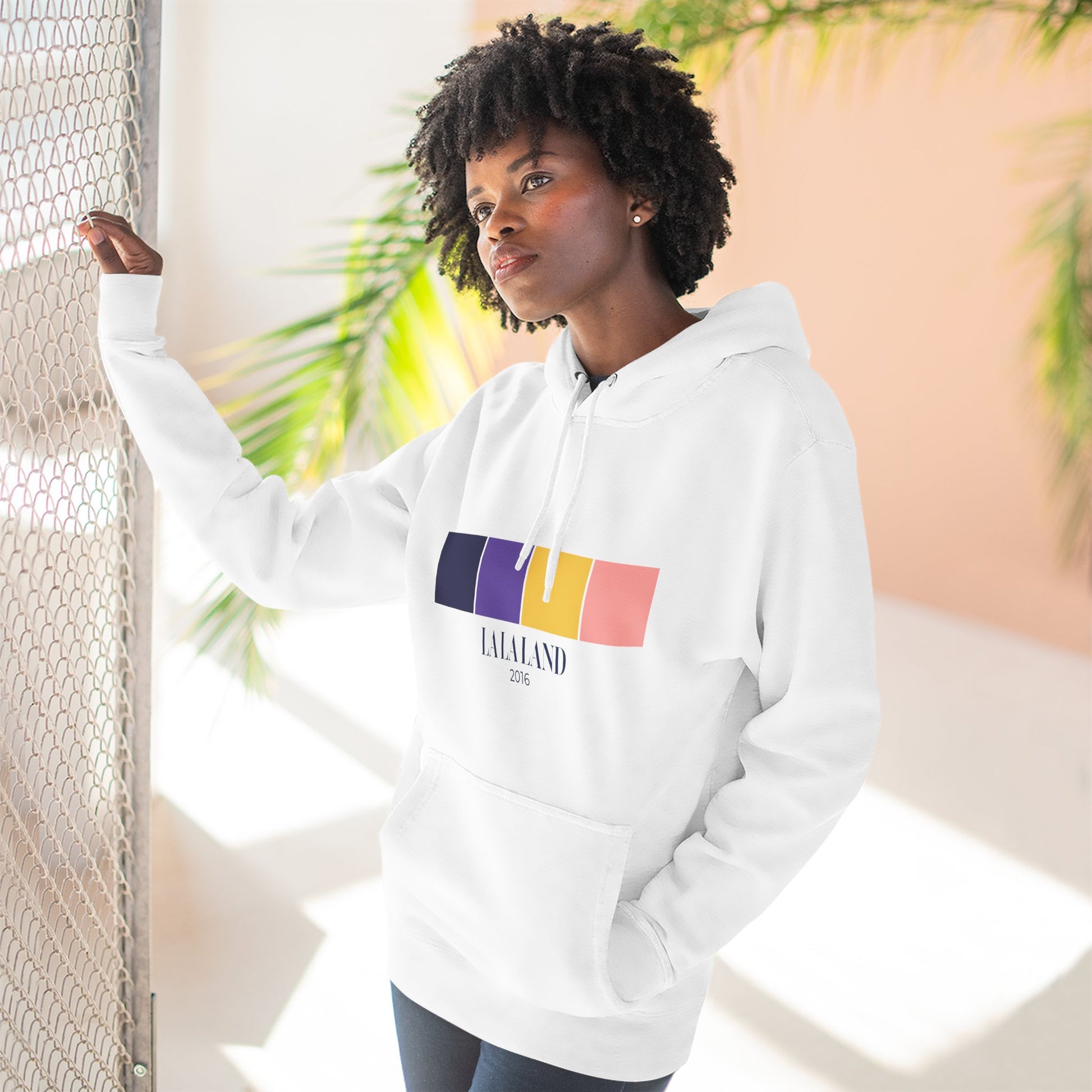 La La Land Color Palette Hoodie – Cinematic Sunset Edition
