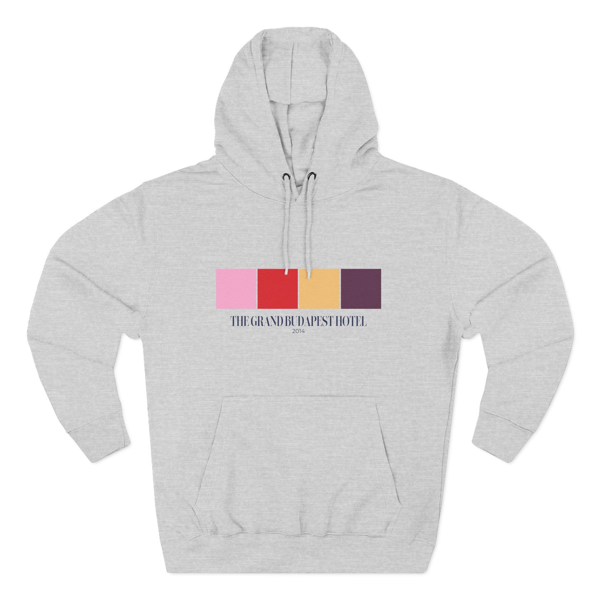 The Grand Budapest Hotel Color Palette Hoodie – Wes Anderson Pastel Edition