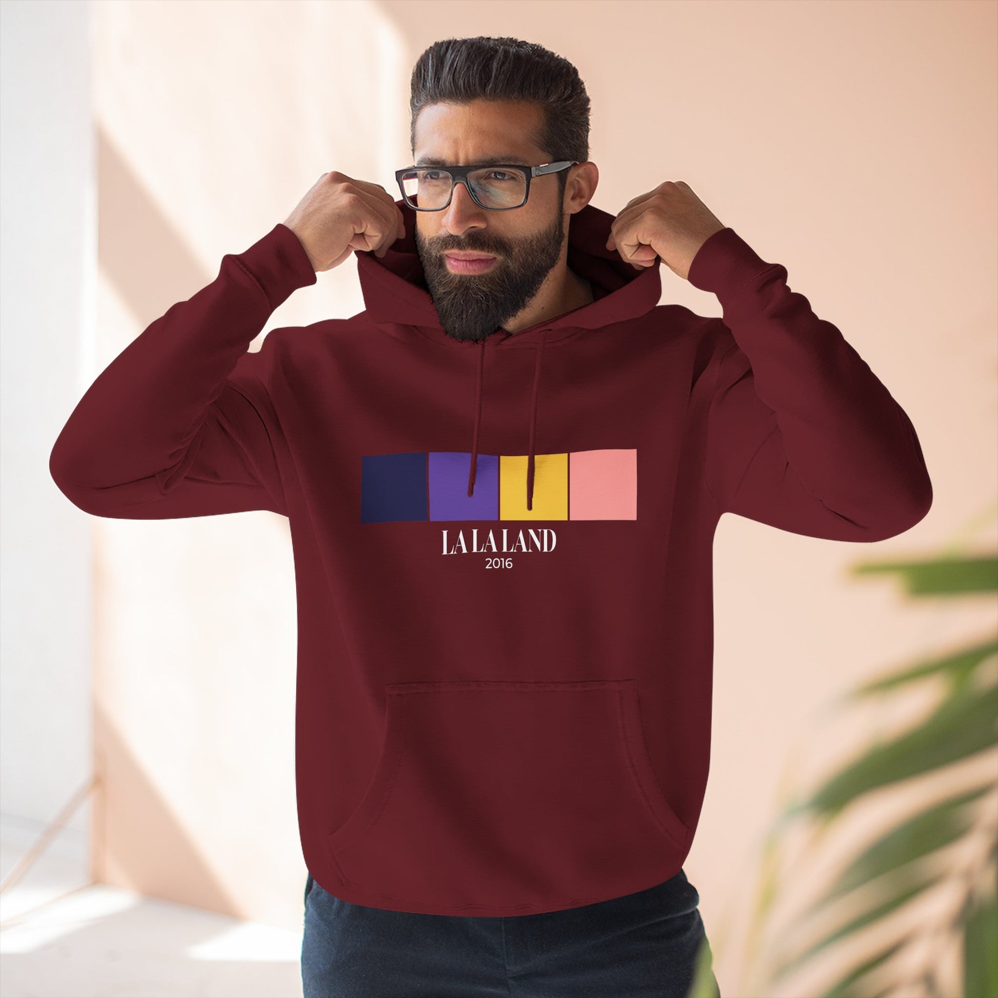 La La Land Color Palette Hoodie – Cinematic Sunset Edition