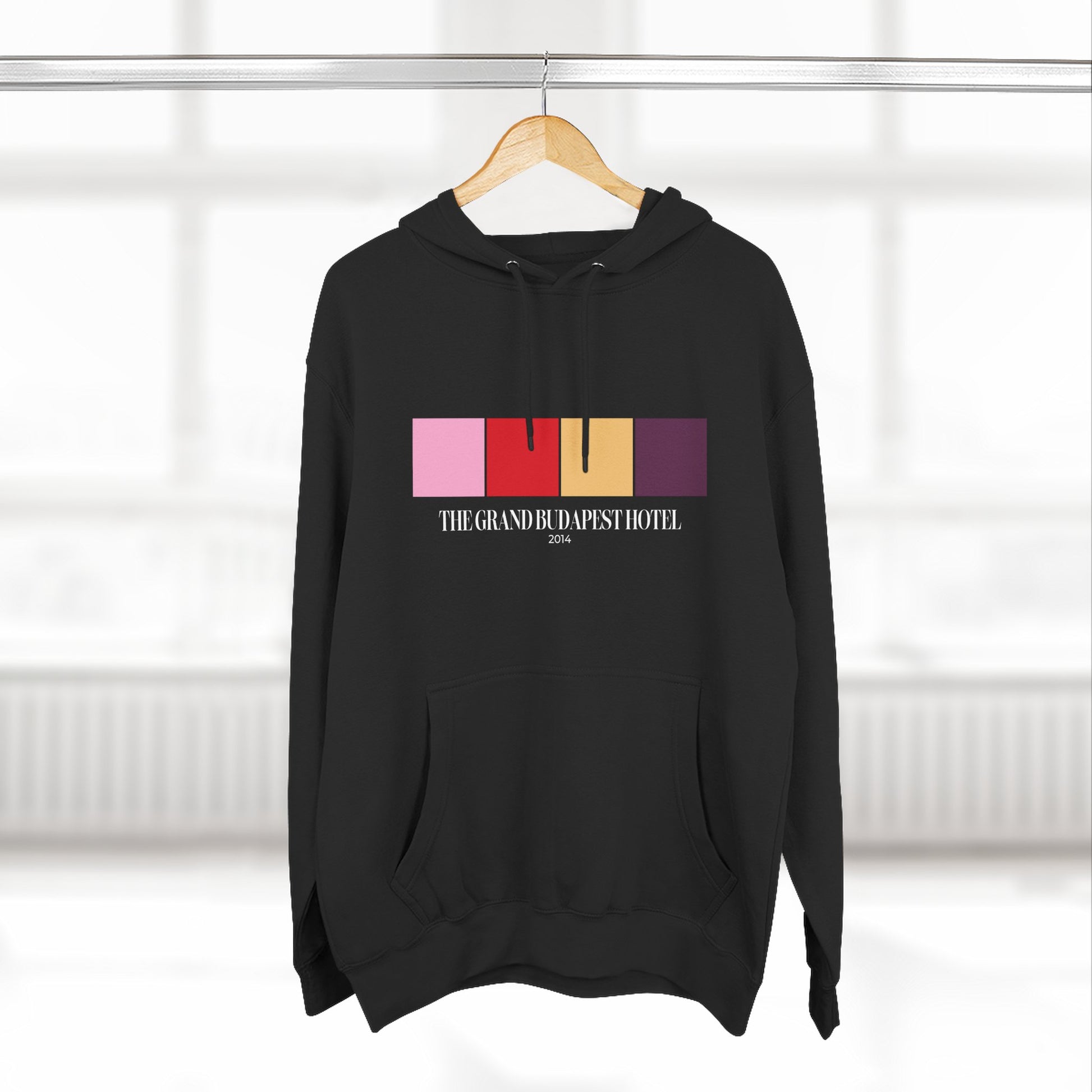 The Grand Budapest Hotel Color Palette Hoodie – Wes Anderson Pastel Edition