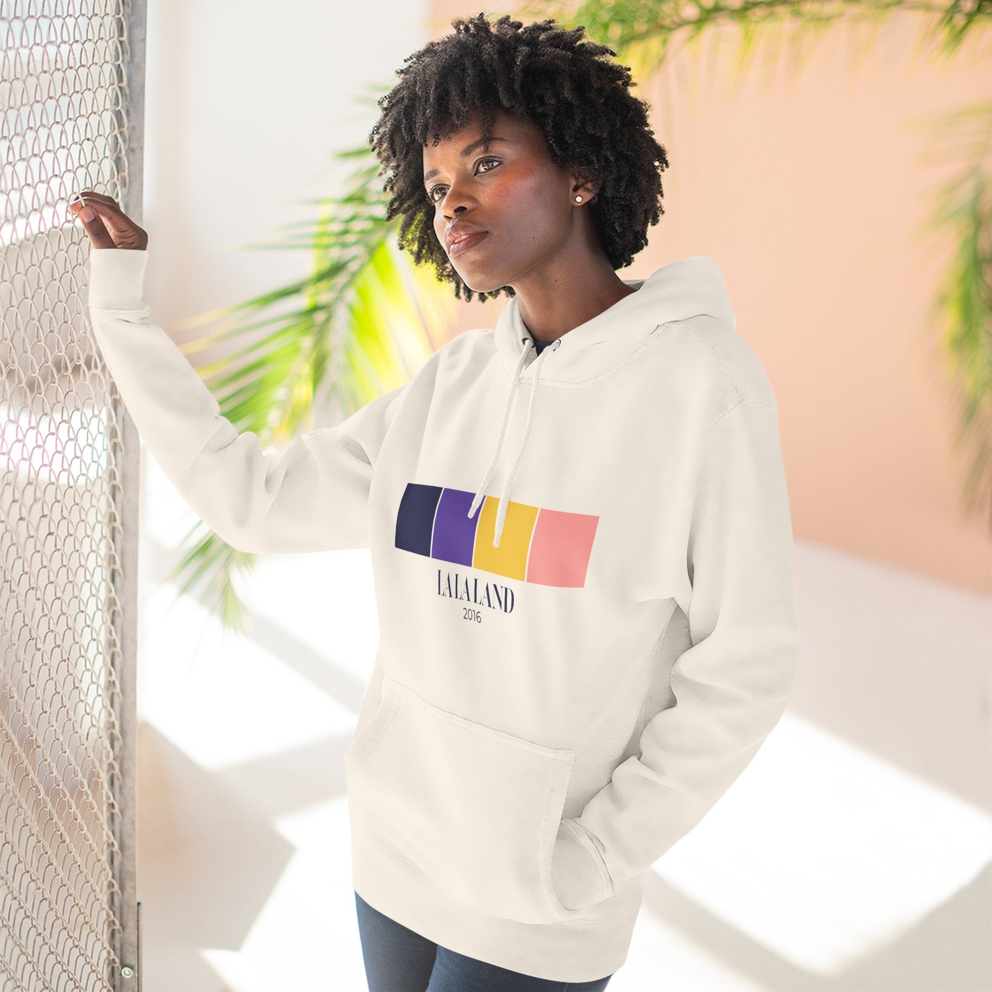 La La Land Color Palette Hoodie – Cinematic Sunset Edition