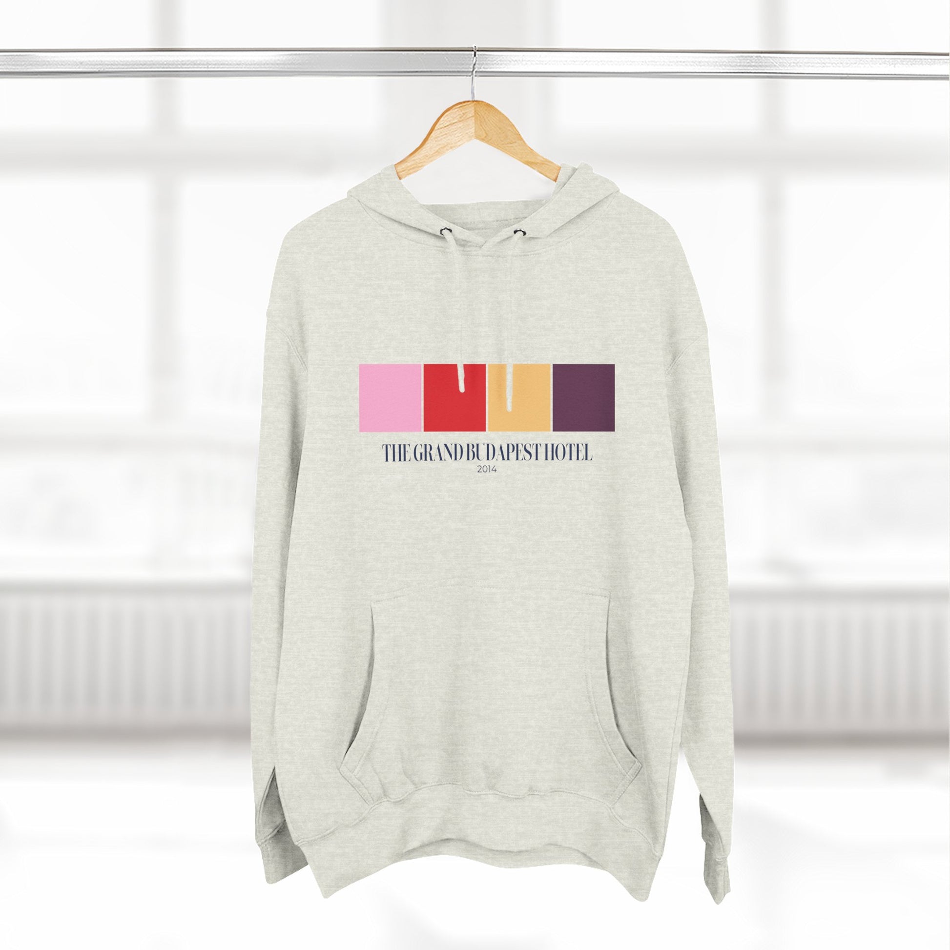 The Grand Budapest Hotel Color Palette Hoodie – Wes Anderson Pastel Edition