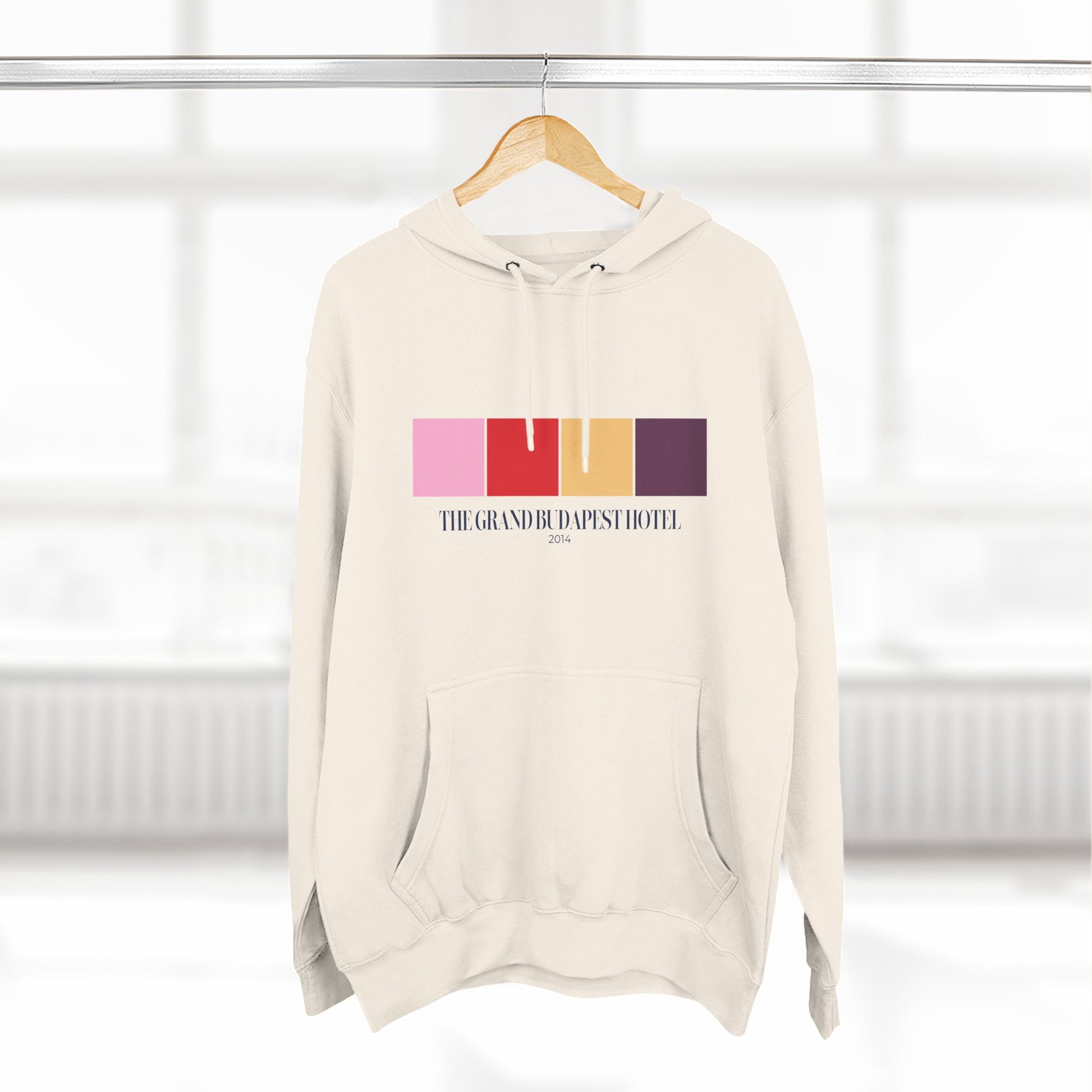 The Grand Budapest Hotel Color Palette Hoodie – Wes Anderson Pastel Edition