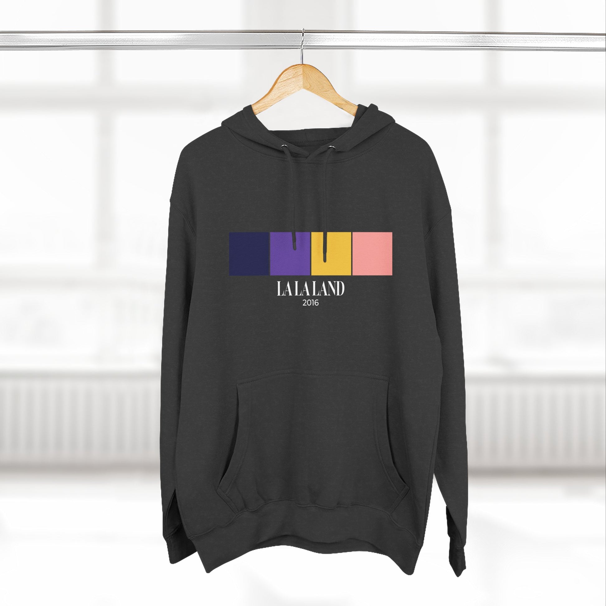La La Land Color Palette Hoodie – Cinematic Sunset Edition