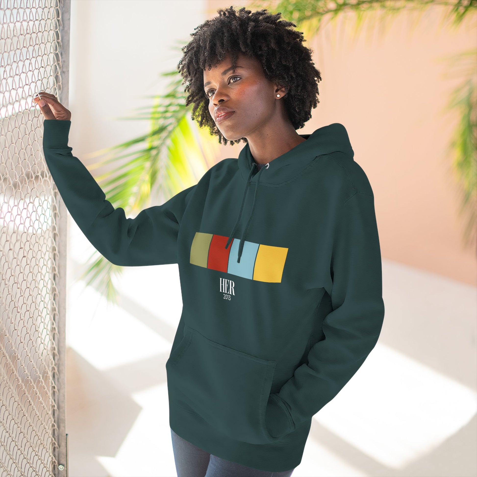 Her Color Palette Hoodie – Soft Modern Minimalism Edition