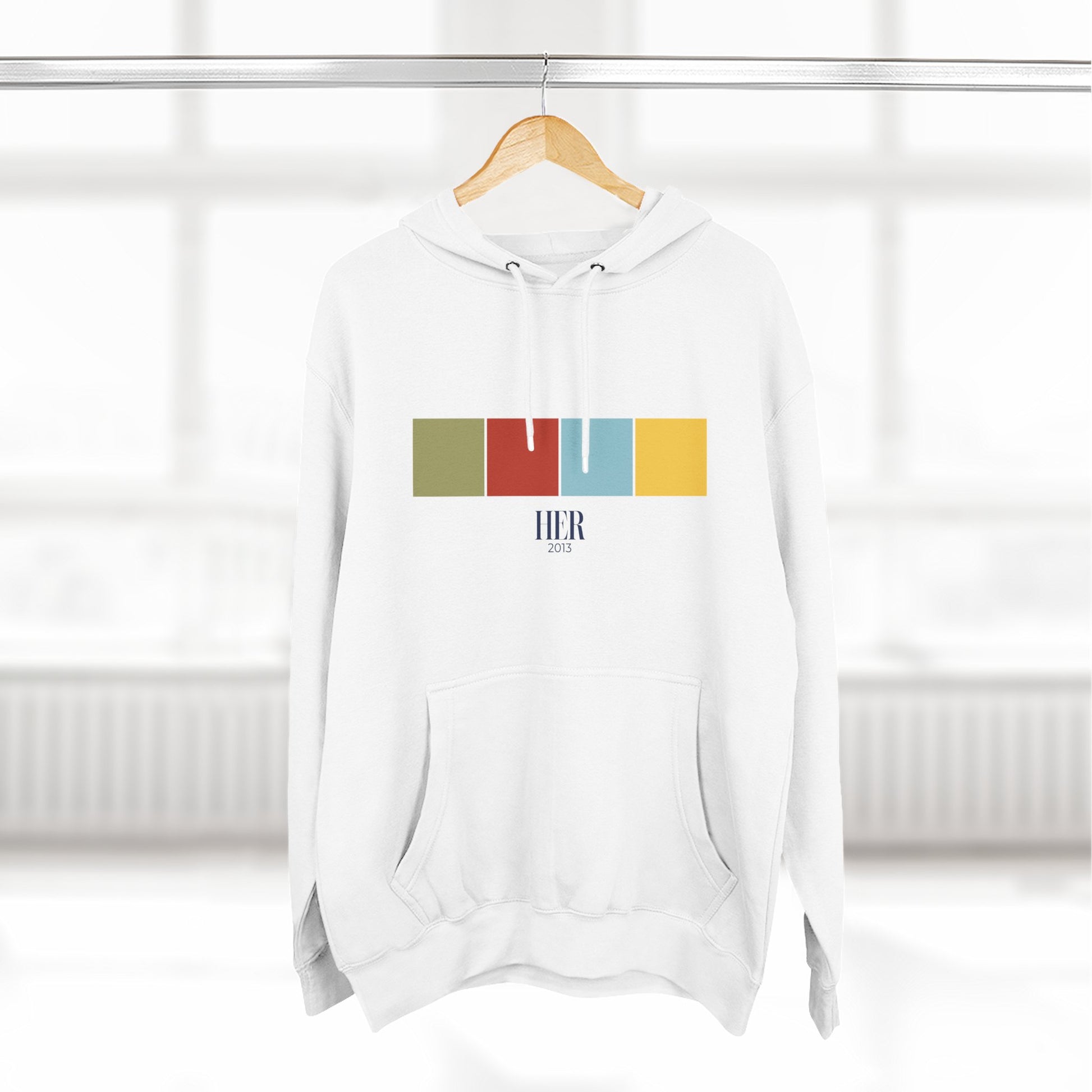 Her Color Palette Hoodie – Soft Modern Minimalism Edition