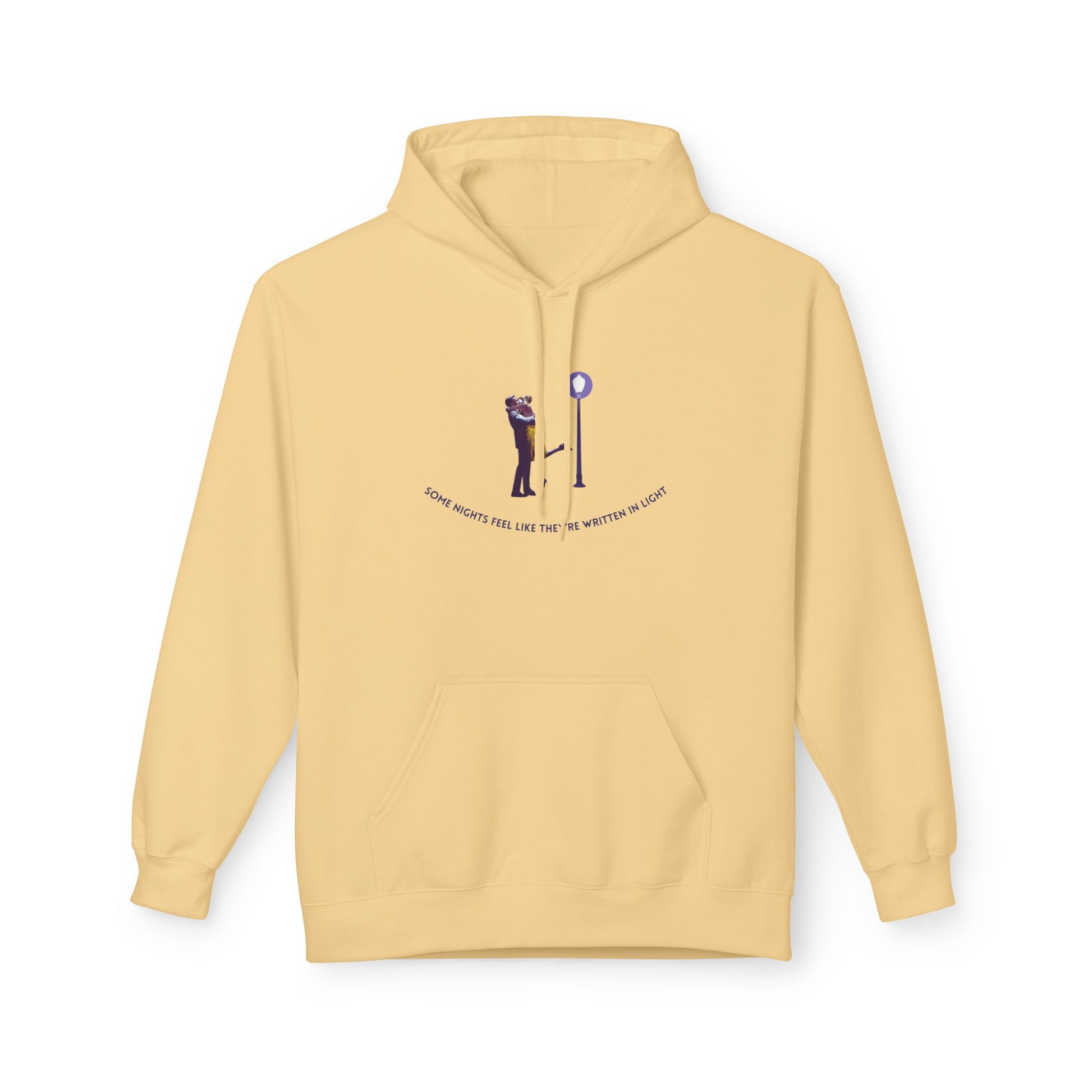 “Some Nights Feel Like They’re Written in Light” – Cinematic Hoodie / Tee