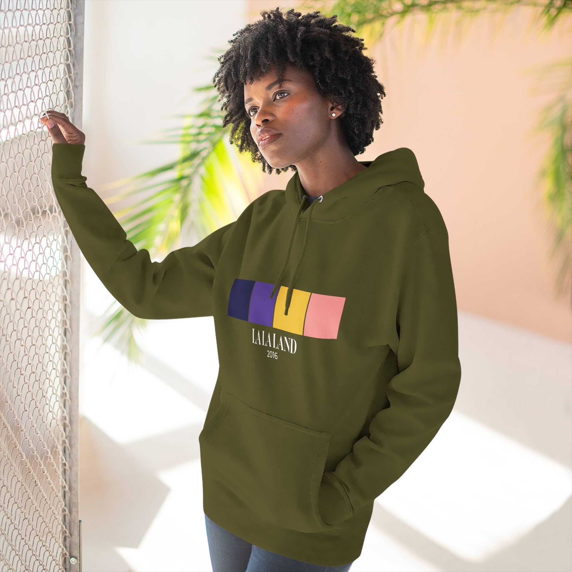 La La Land Color Palette Hoodie – Cinematic Sunset Edition