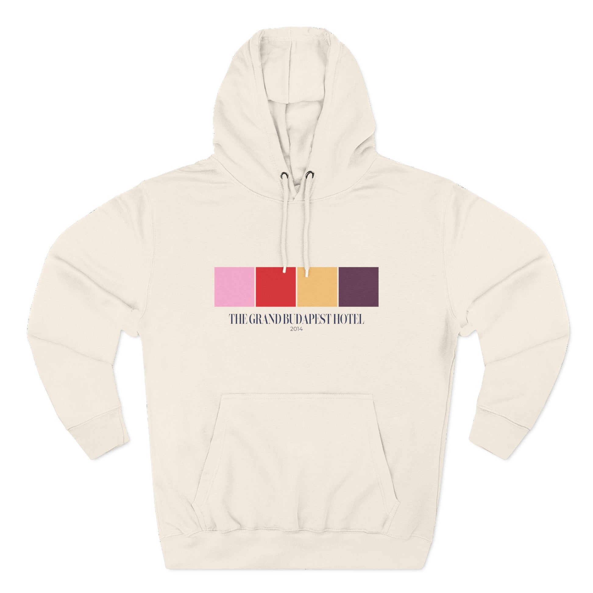 The Grand Budapest Hotel Color Palette Hoodie – Wes Anderson Pastel Edition