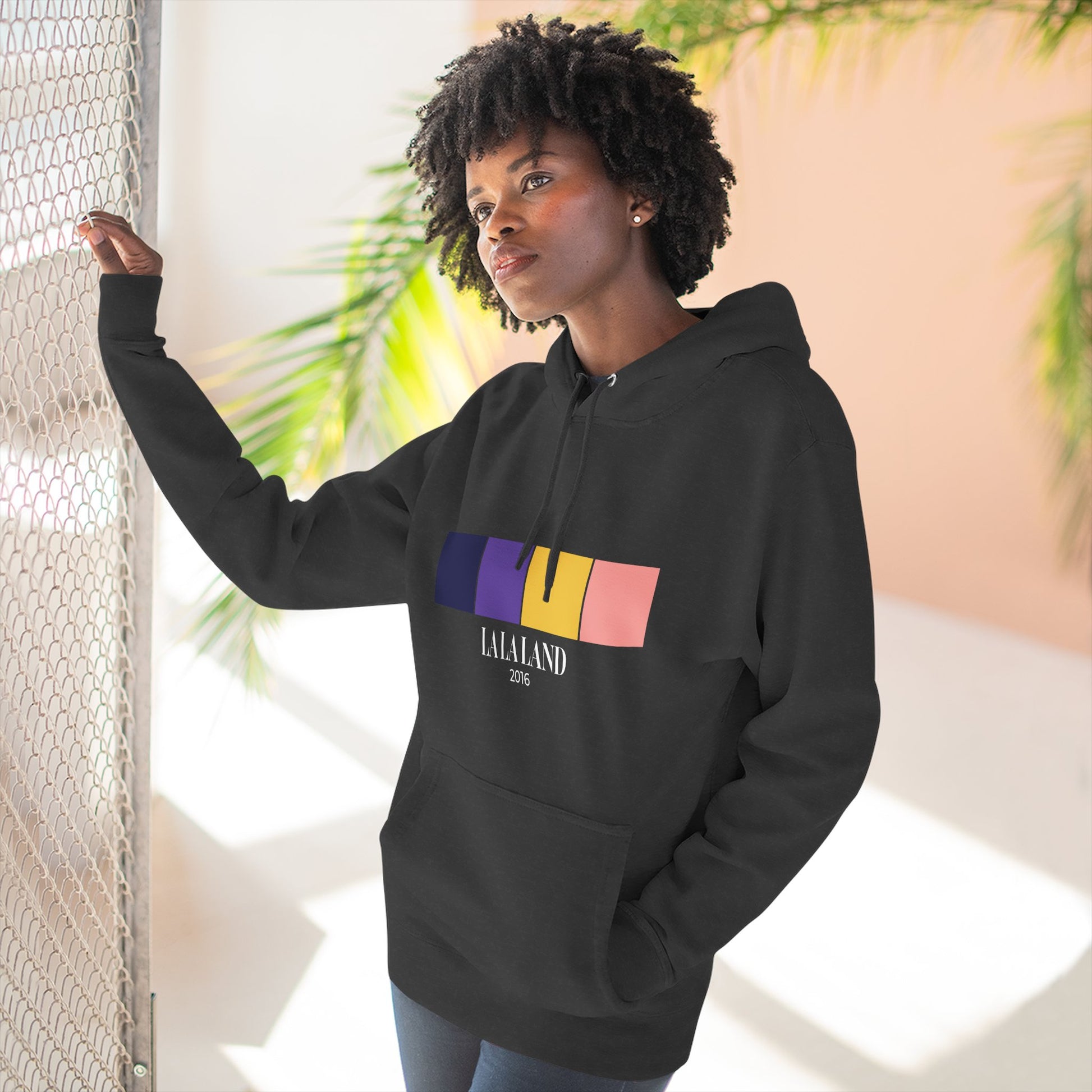 La La Land Color Palette Hoodie – Cinematic Sunset Edition