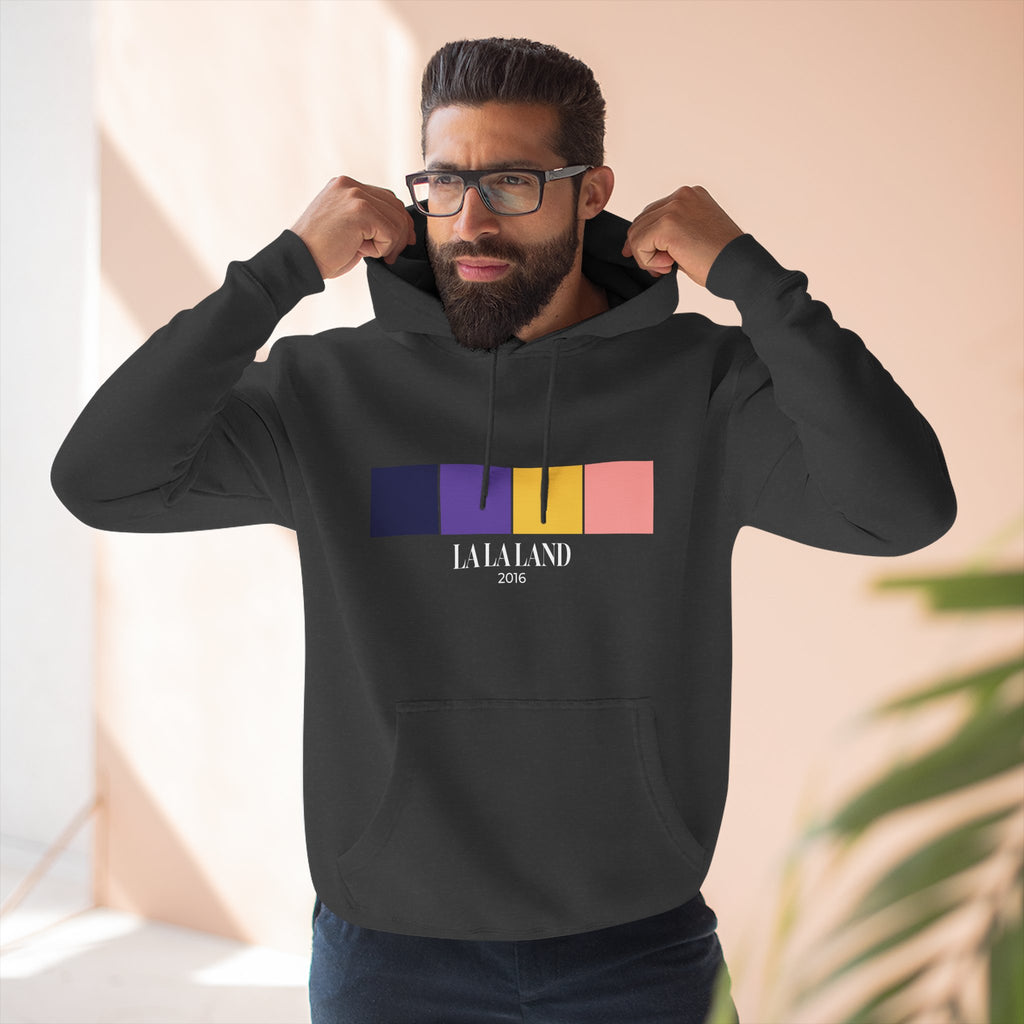 La La Land Color Palette Hoodie – Cinematic Sunset Edition