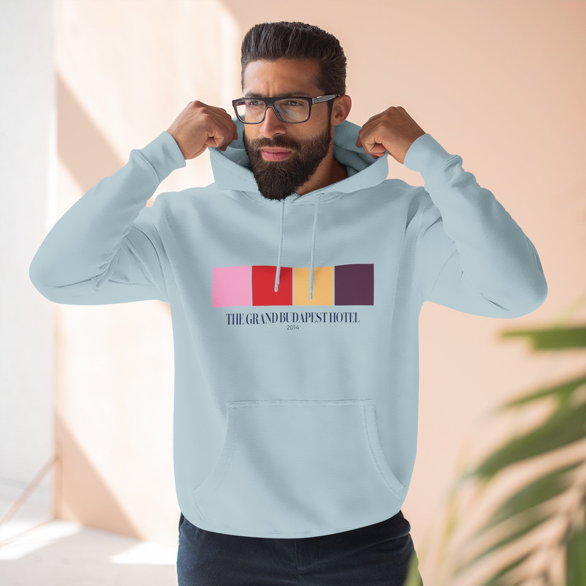 The Grand Budapest Hotel Color Palette Hoodie – Wes Anderson Pastel Edition