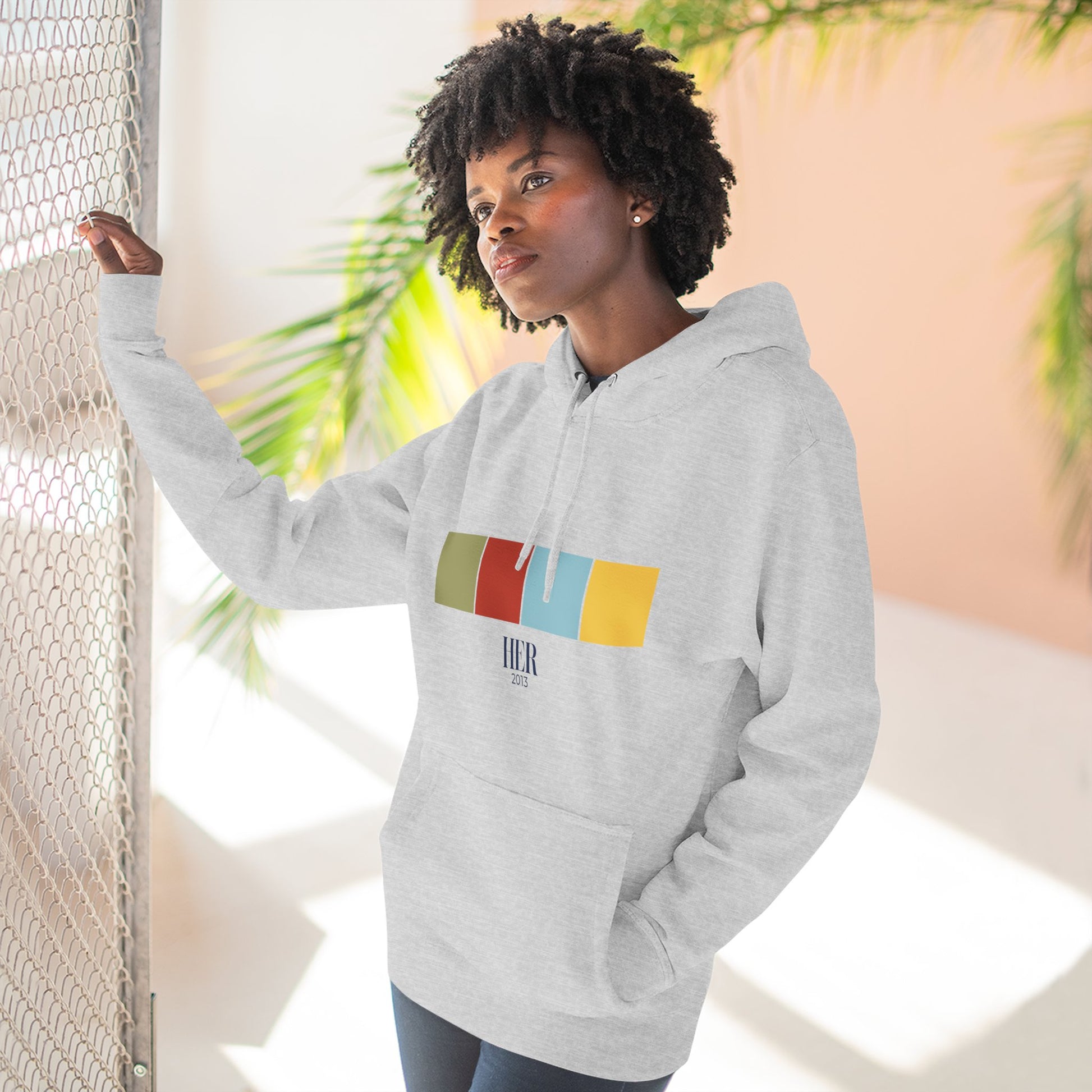 Her Color Palette Hoodie – Soft Modern Minimalism Edition