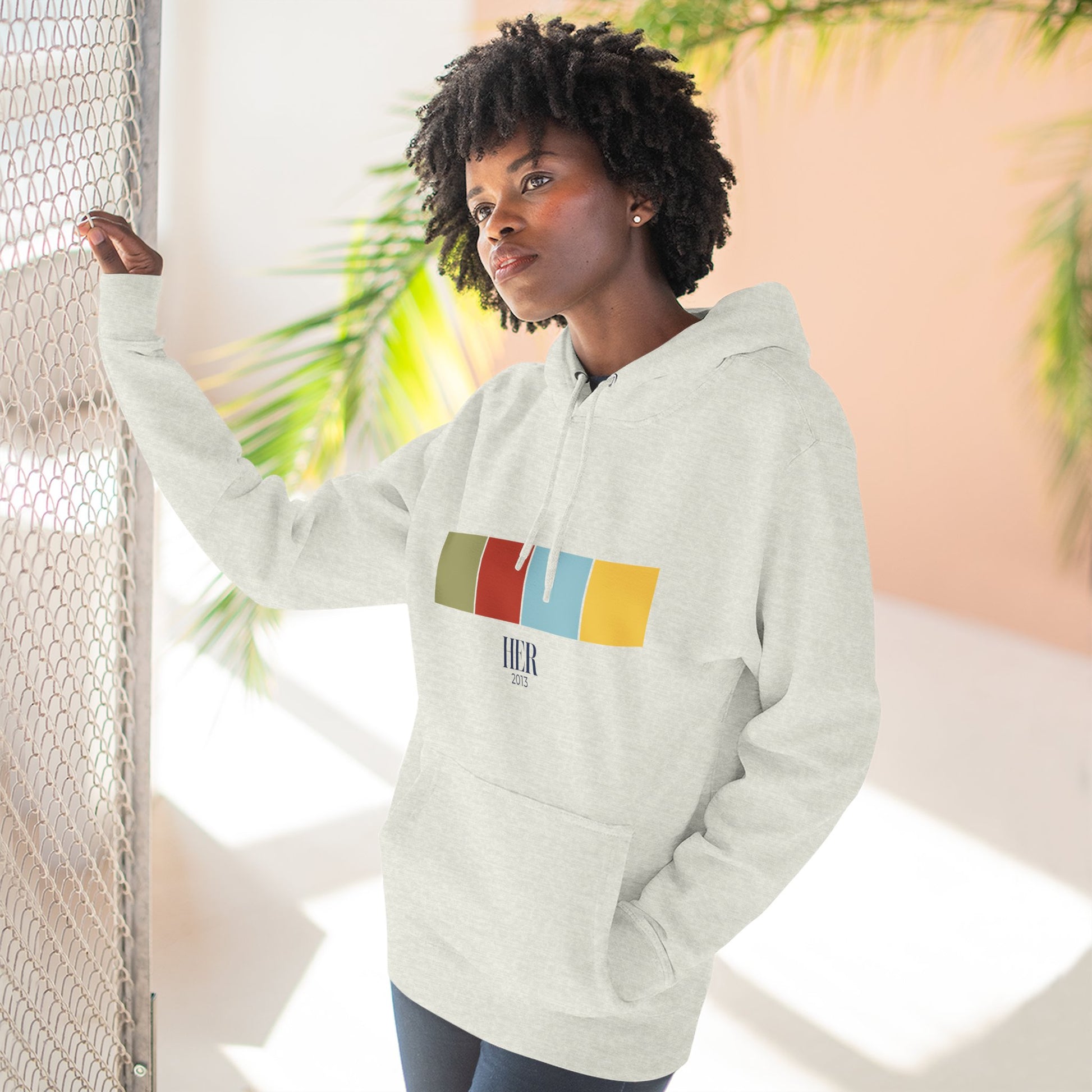 Her Color Palette Hoodie – Soft Modern Minimalism Edition