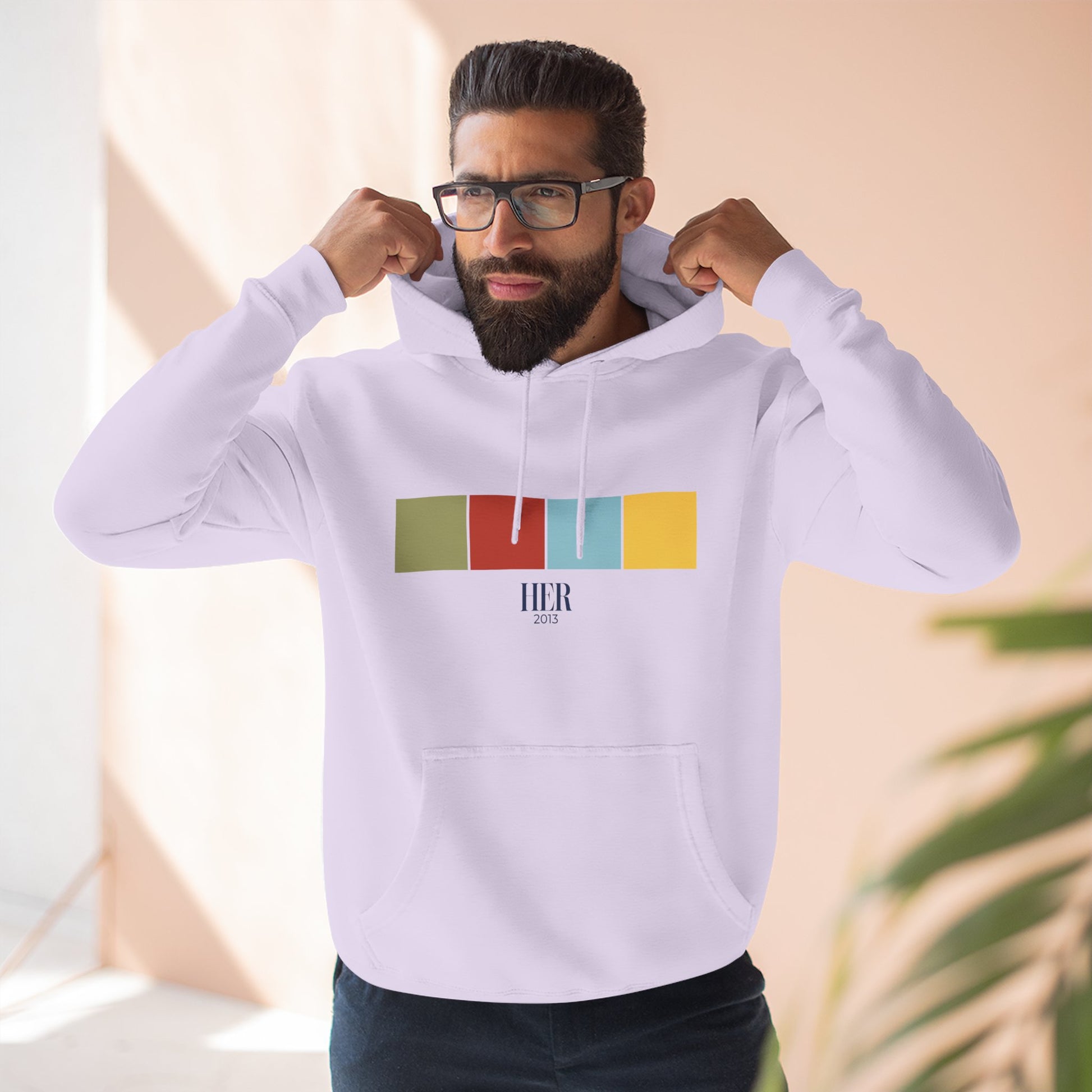 Her Color Palette Hoodie – Soft Modern Minimalism Edition