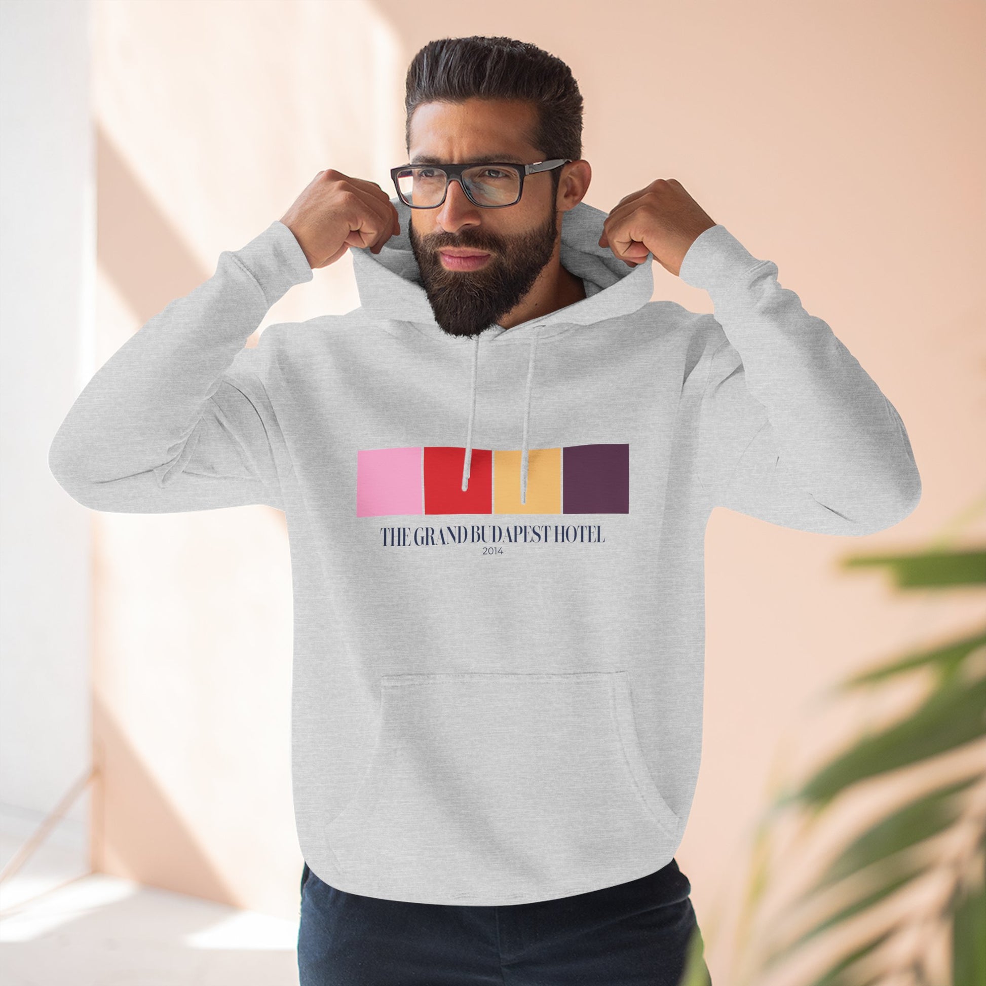 The Grand Budapest Hotel Color Palette Hoodie – Wes Anderson Pastel Edition