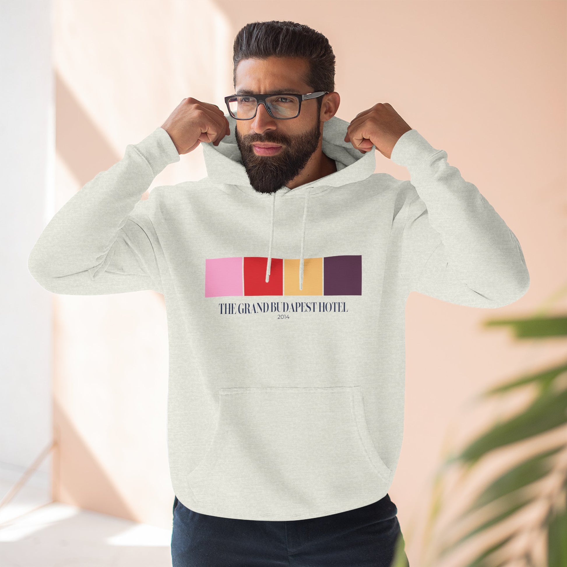 The Grand Budapest Hotel Color Palette Hoodie – Wes Anderson Pastel Edition