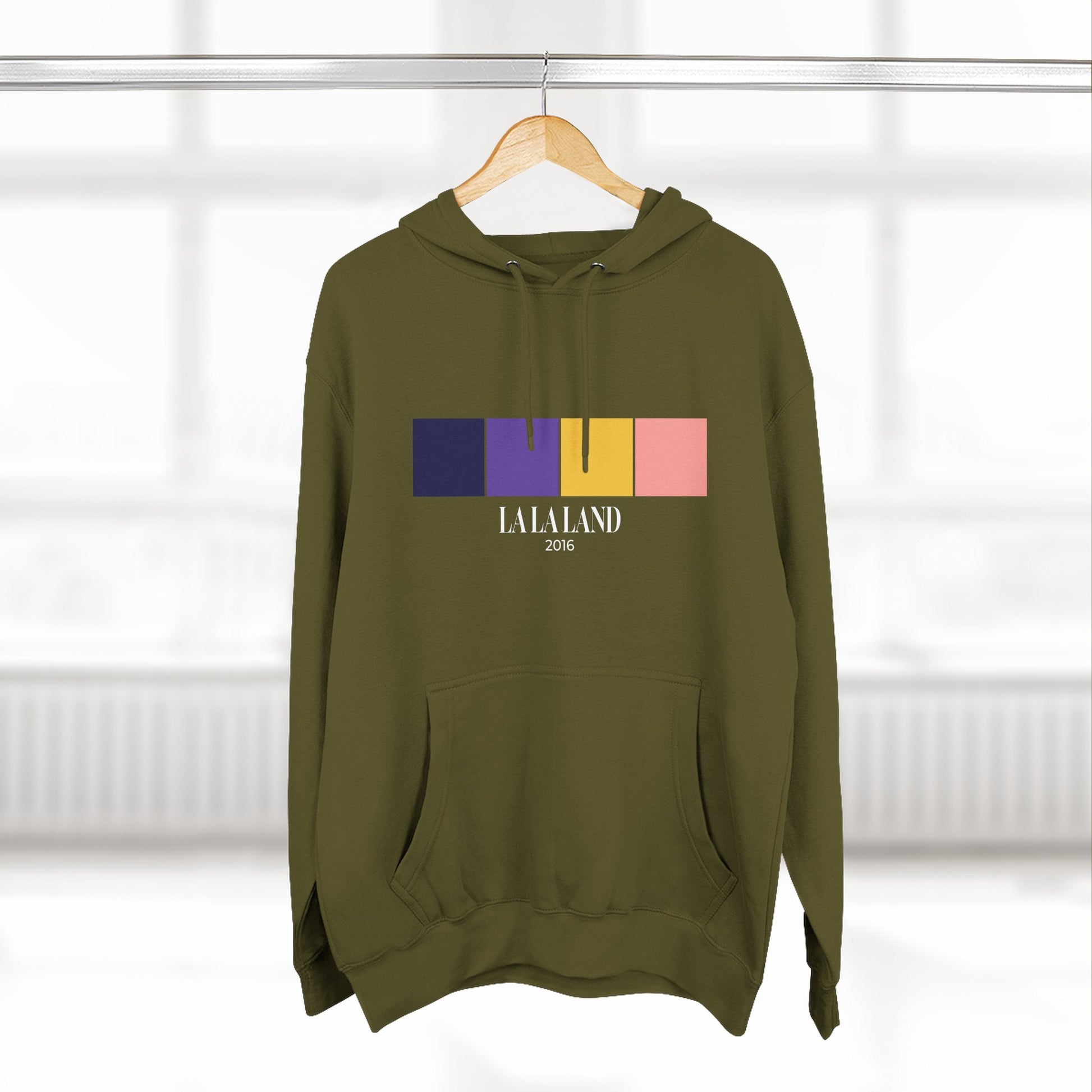 La La Land Color Palette Hoodie – Cinematic Sunset Edition