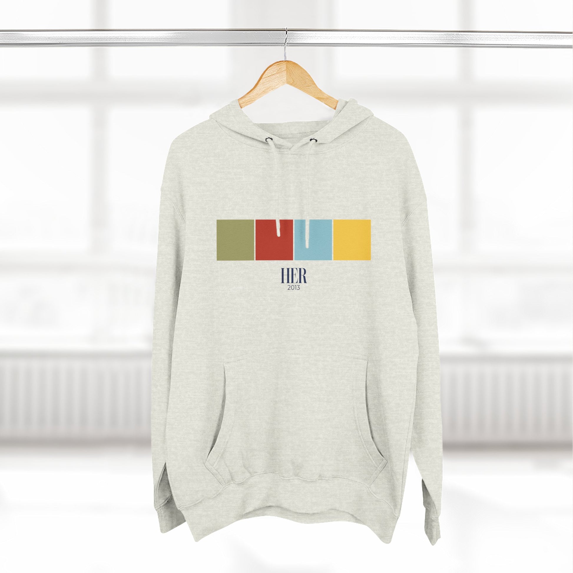Her Color Palette Hoodie – Soft Modern Minimalism Edition