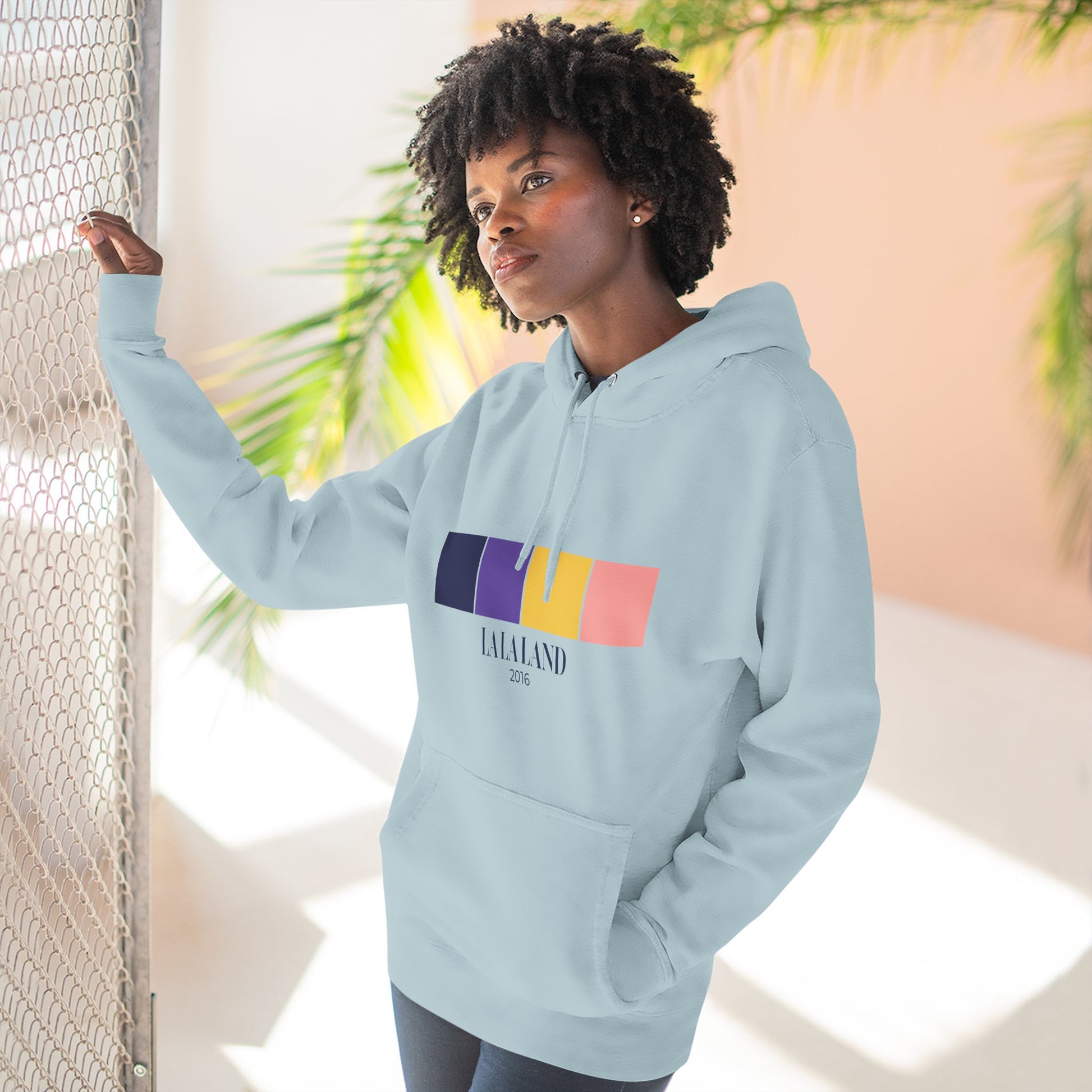 La La Land Color Palette Hoodie – Cinematic Sunset Edition