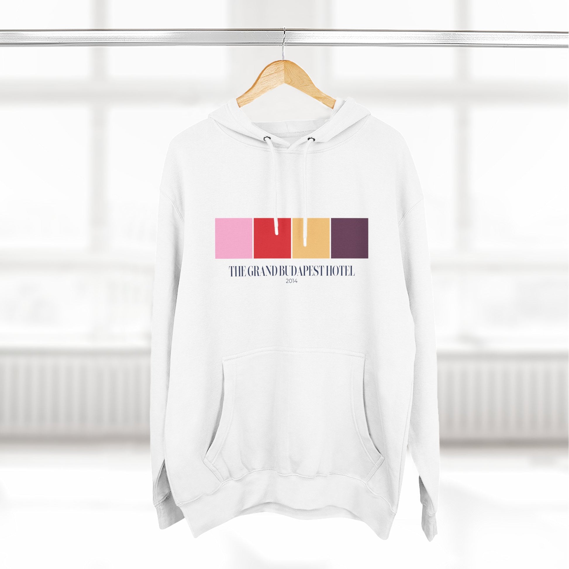 The Grand Budapest Hotel Color Palette Hoodie – Wes Anderson Pastel Edition