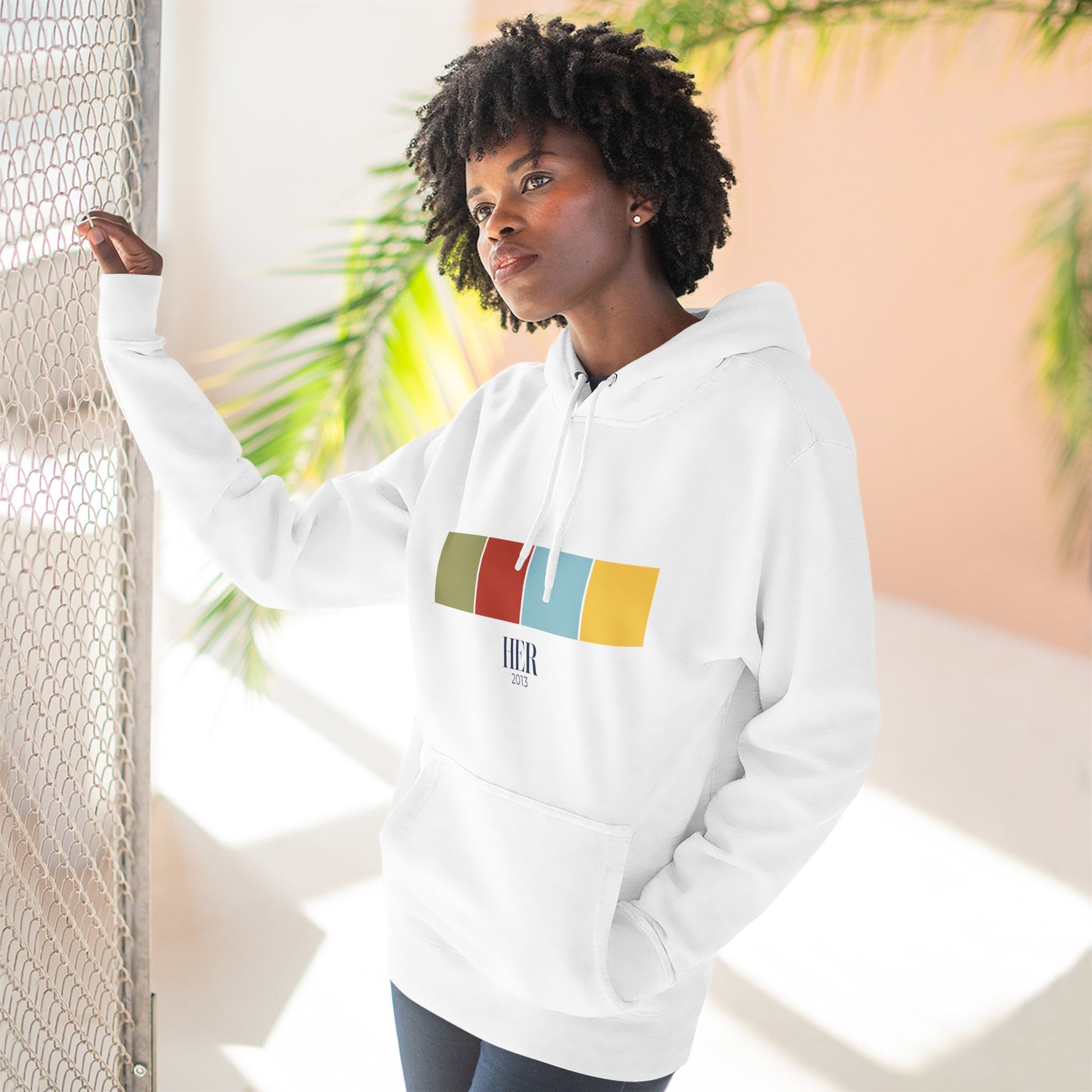 Her Color Palette Hoodie – Soft Modern Minimalism Edition