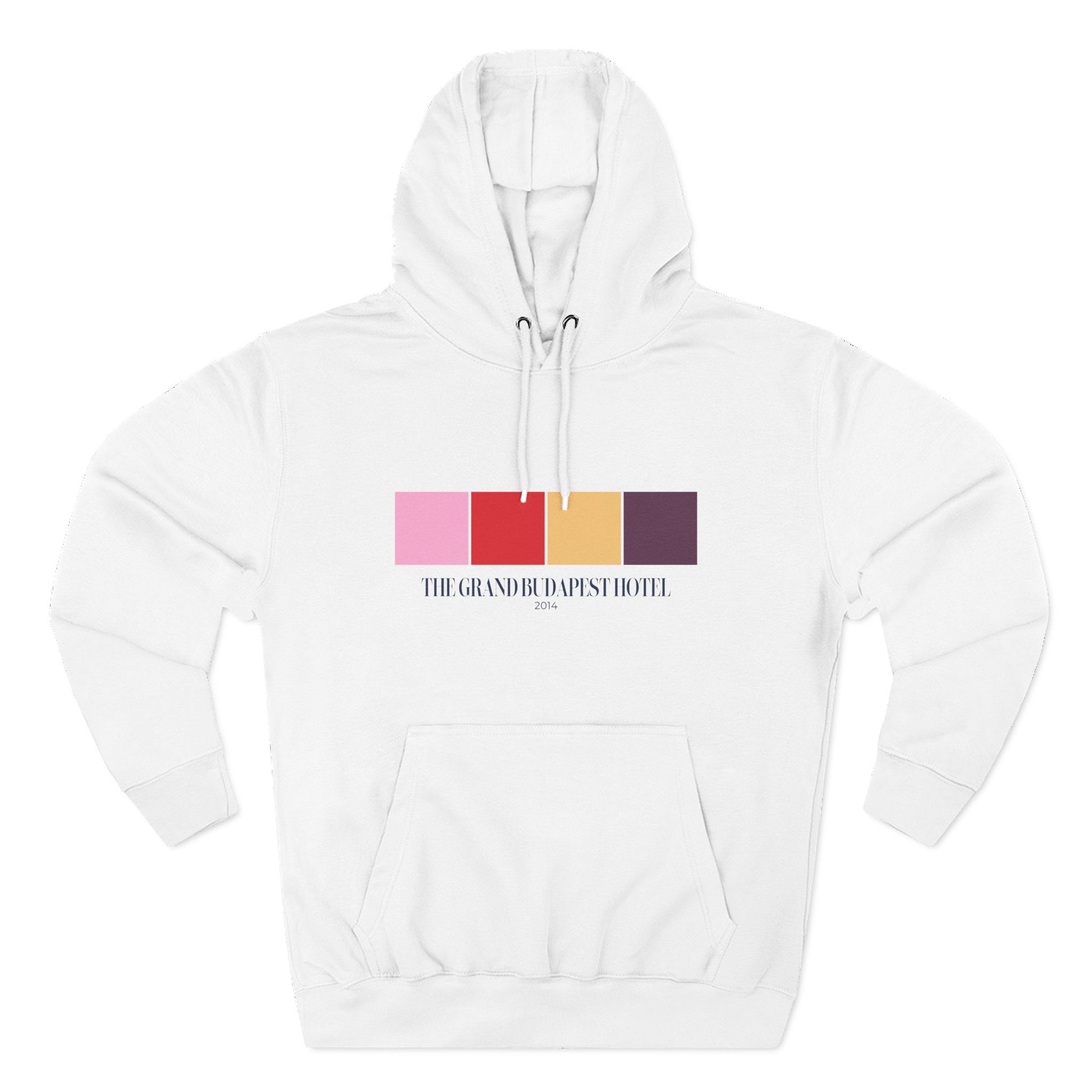 The Grand Budapest Hotel Color Palette Hoodie – Wes Anderson Pastel Edition