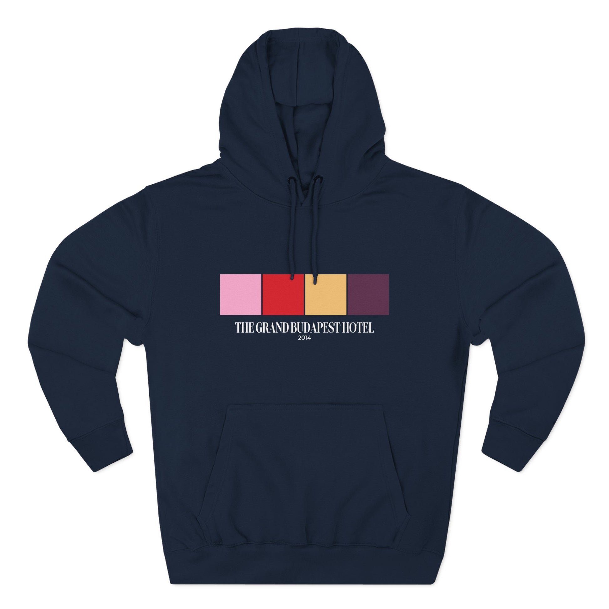 The Grand Budapest Hotel Color Palette Hoodie – Wes Anderson Pastel Edition