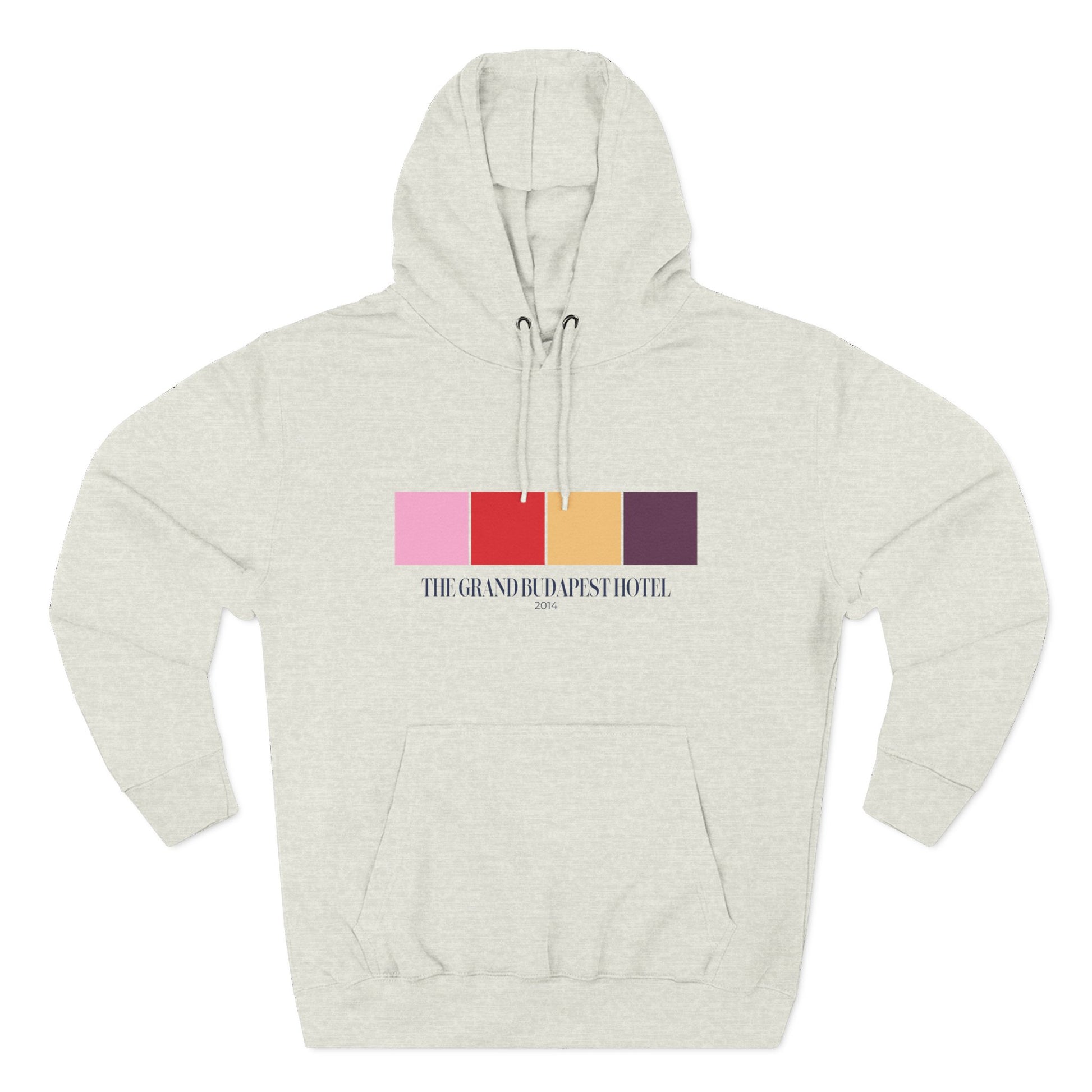 The Grand Budapest Hotel Color Palette Hoodie – Wes Anderson Pastel Edition